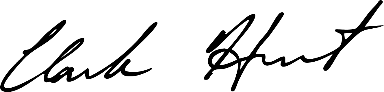 Kansas City Chiefs chairman and CEO Clark Hunt's signature